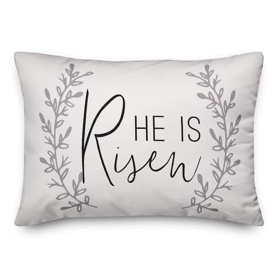 He is Risen Throw Pillow